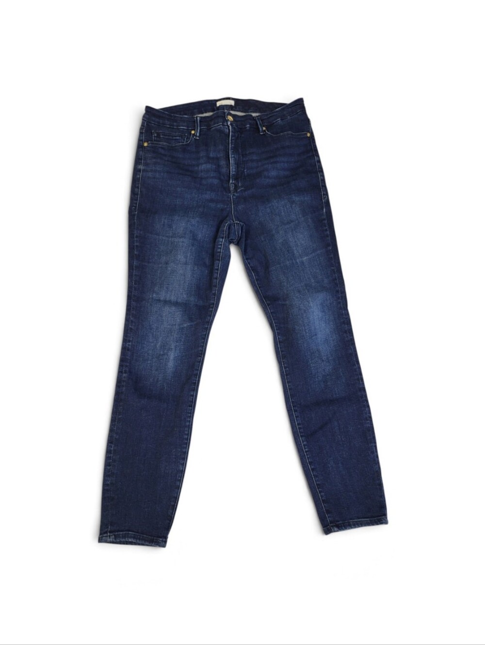 Good American Good Legs Skinny Jeans Dark Wash GL873CET Stretch Women's Size 15